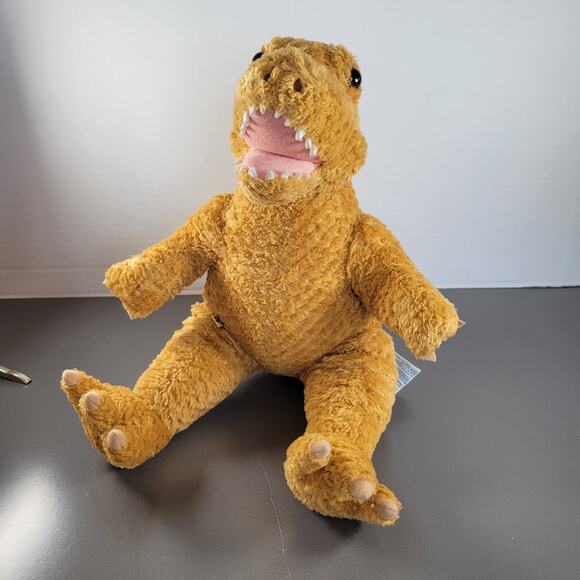 Vintage Build-A-Bear T-Rex Dinosaur Plush 17" Brown Stuffed Animal Toy - Picture 2 of 16